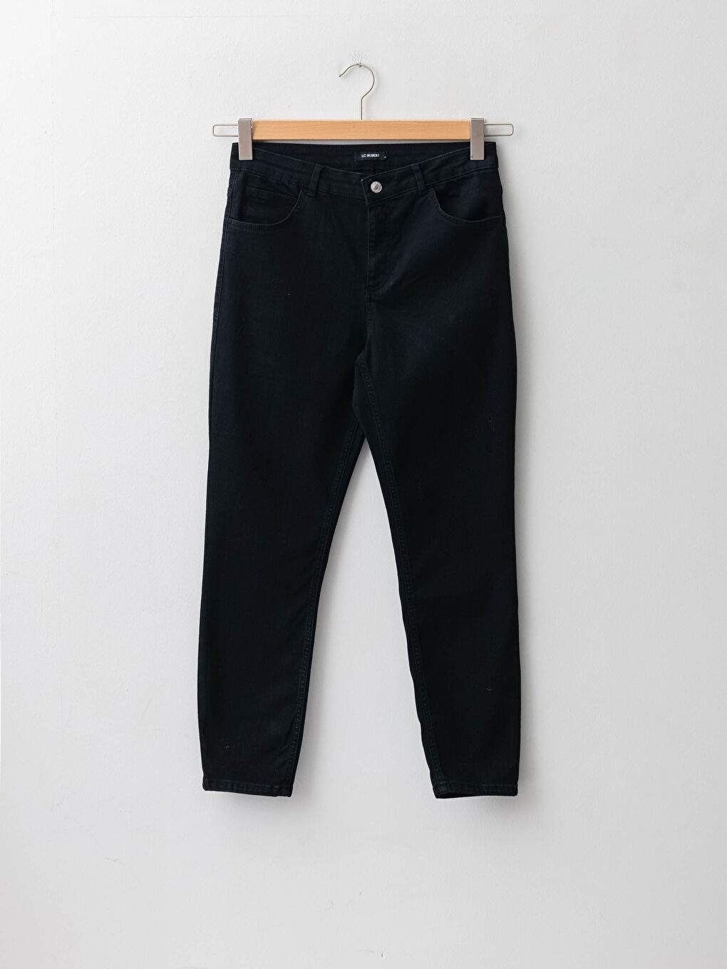 Siyah Büyük Beden Normal Bel Mercury Skinny Fit Cep Detaylı Kadın Rodeo Jean Pantolon-4