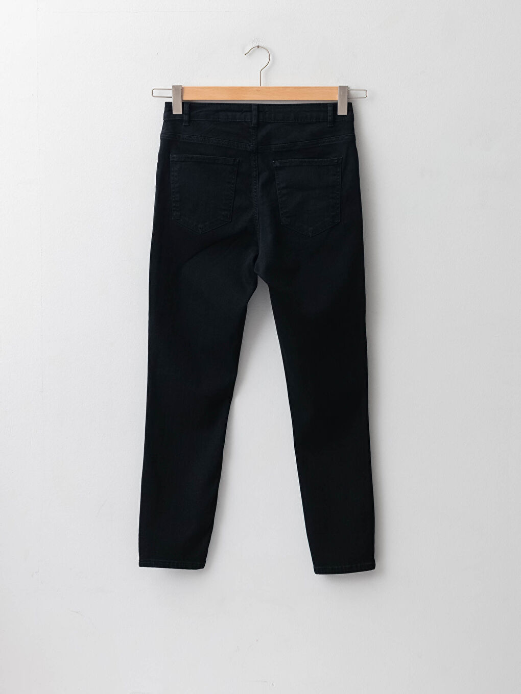 Siyah Büyük Beden Normal Bel Mercury Skinny Fit Cep Detaylı Kadın Rodeo Jean Pantolon-5