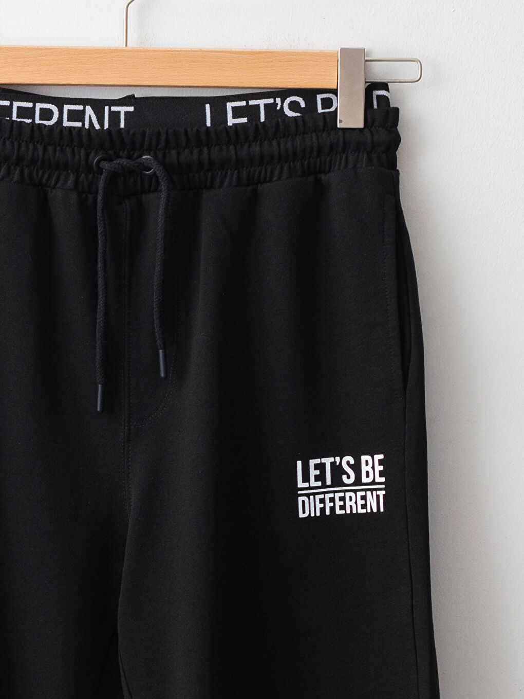 Siyah Slim Fit Bermuda Erkek Şort-2