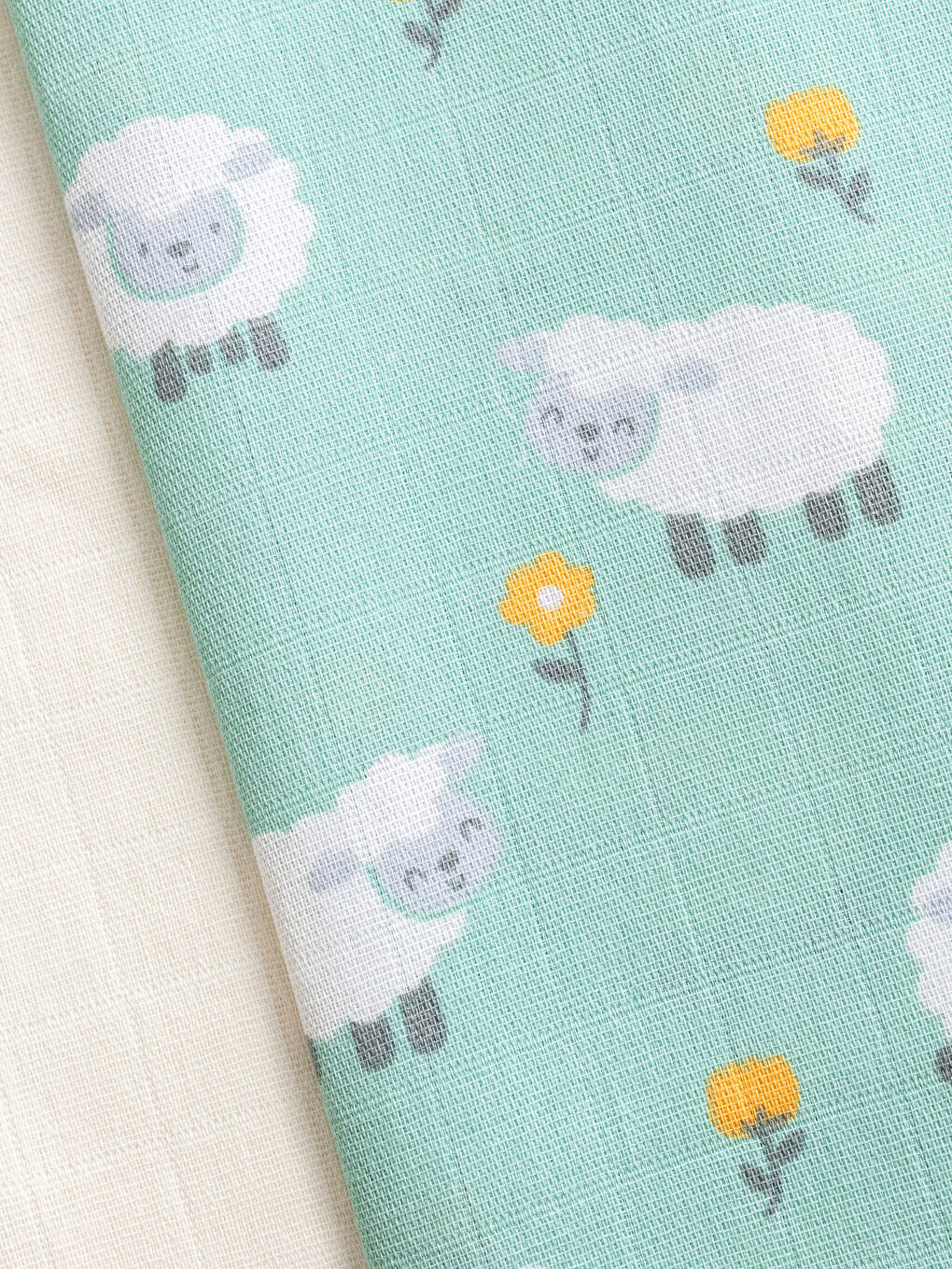 Cotton Baby Girl Muslin Diaper 2 Pack 65x65 Cm-3