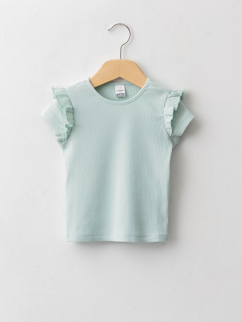 T-shirt Basique Bébé Fille à Manches Courtes Col Rond