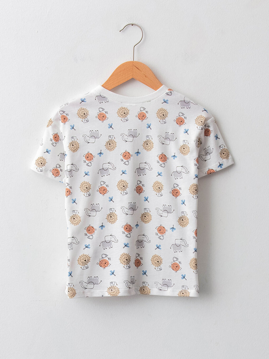 T-shirt bébé garçon imprimé à manches courtes et col rond-1