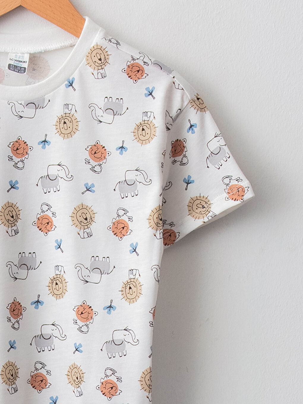 T-shirt bébé garçon imprimé à manches courtes et col rond-2