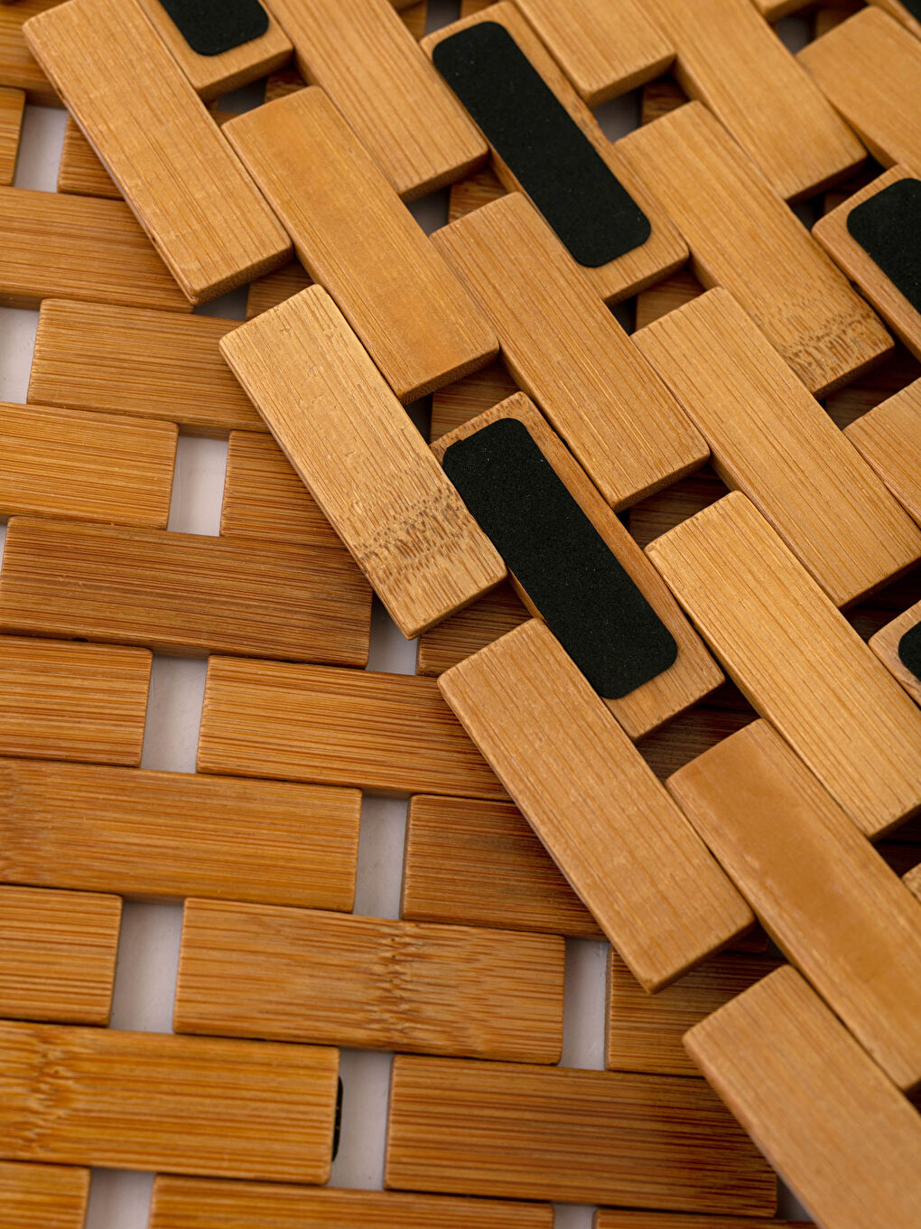 Bamboo Bath Mat 60x100 Cm-2