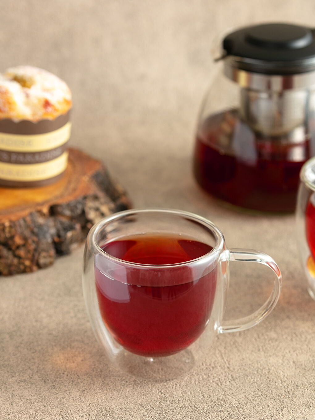 كوب زجاج مزدوج الجدار 250 مل