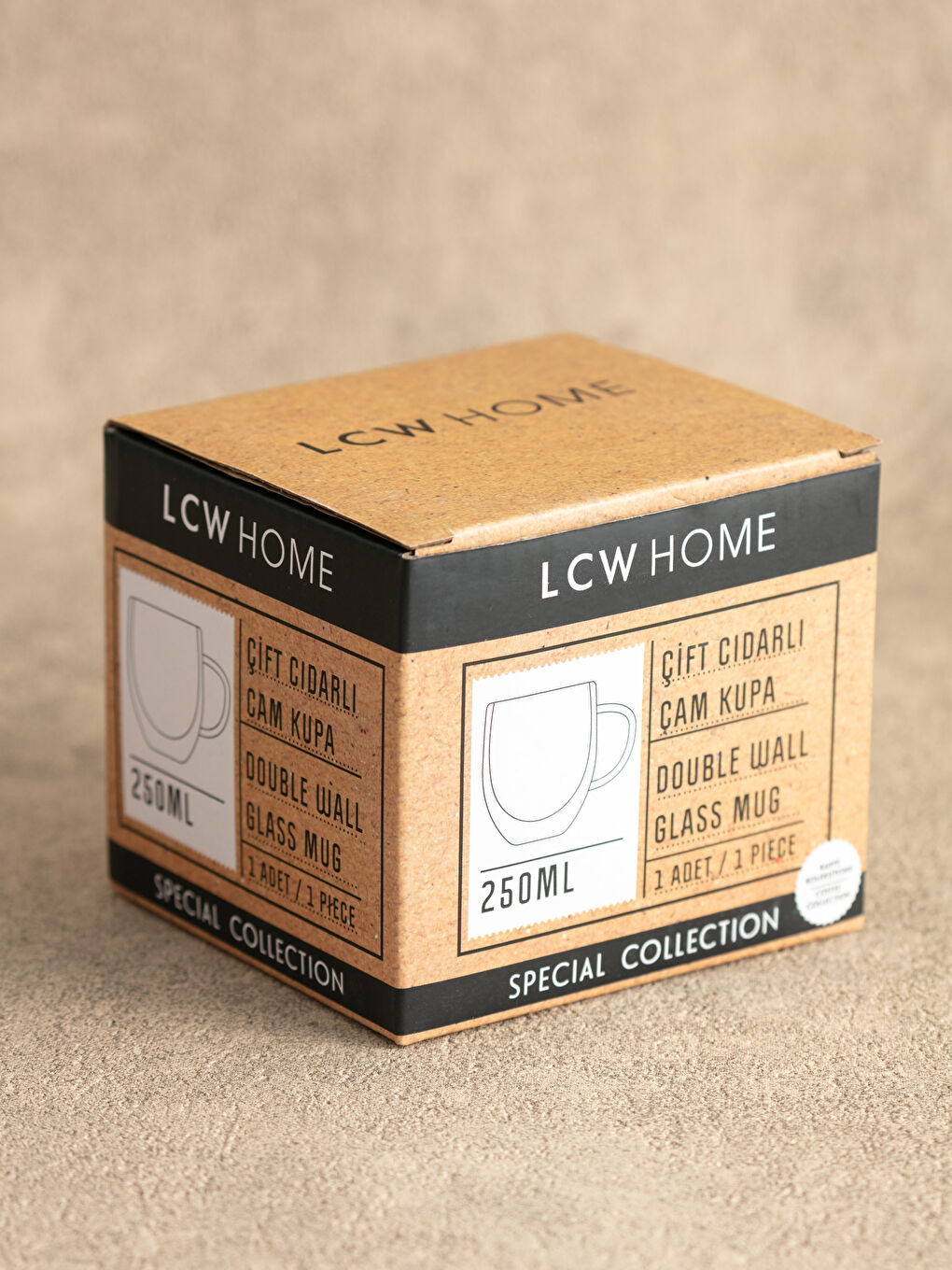 كوب زجاج مزدوج الجدار 250 مل-3