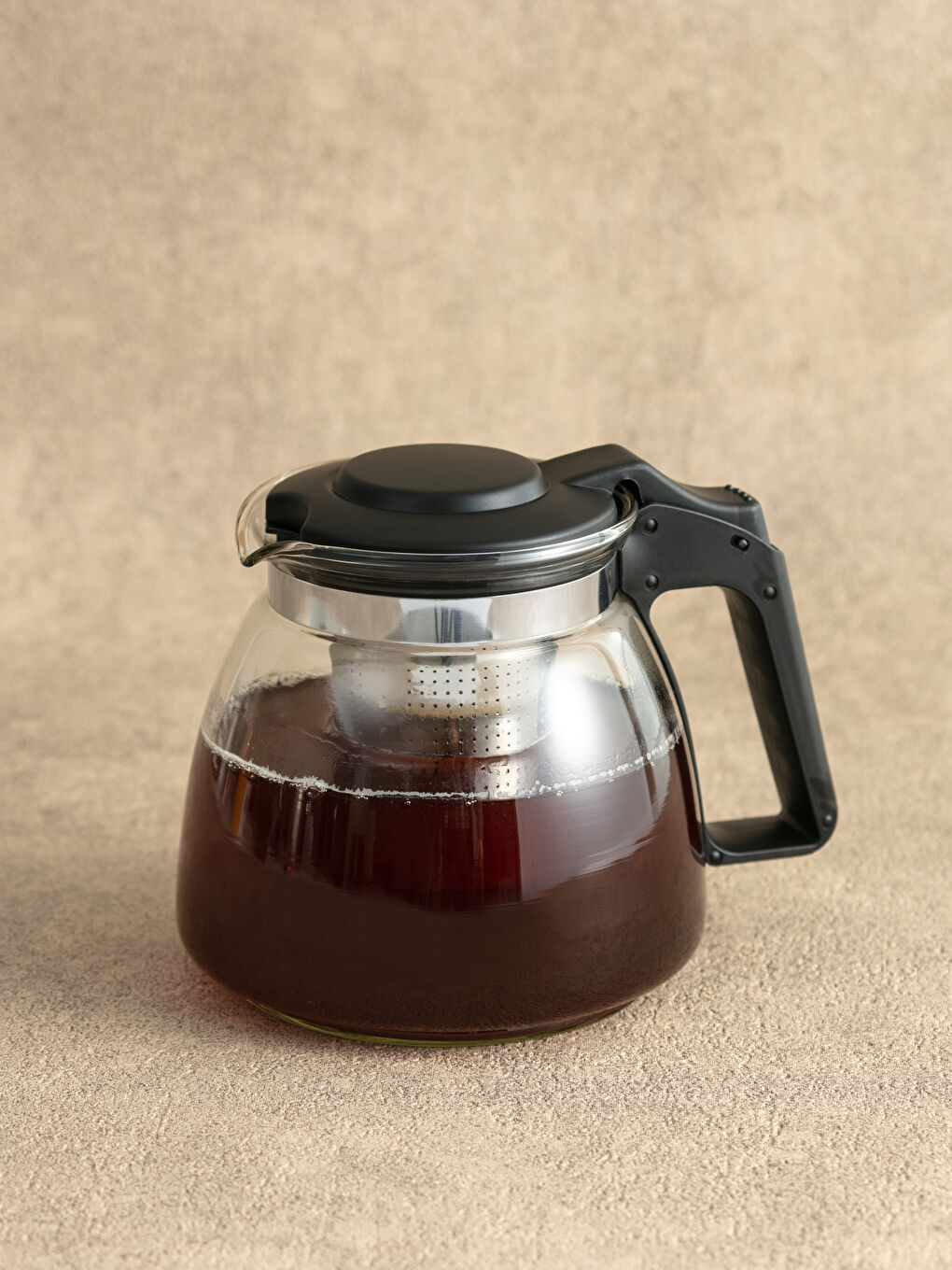 ابريق شاي زجاجي مع مصفاة 900 مل-1