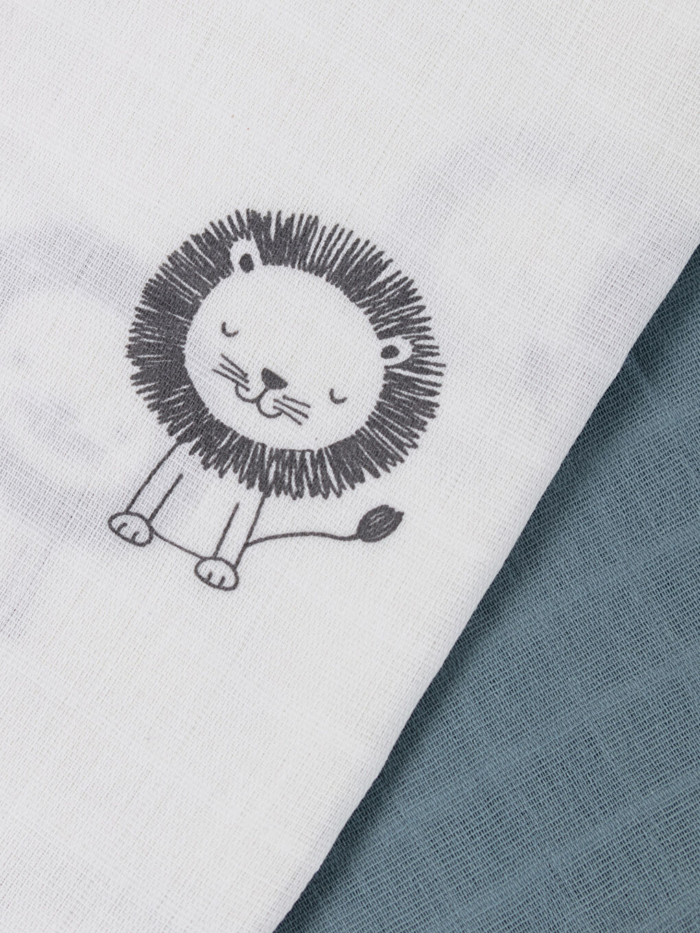 Cotton Baby Boy Muslin Blanket 2 Pieces-2