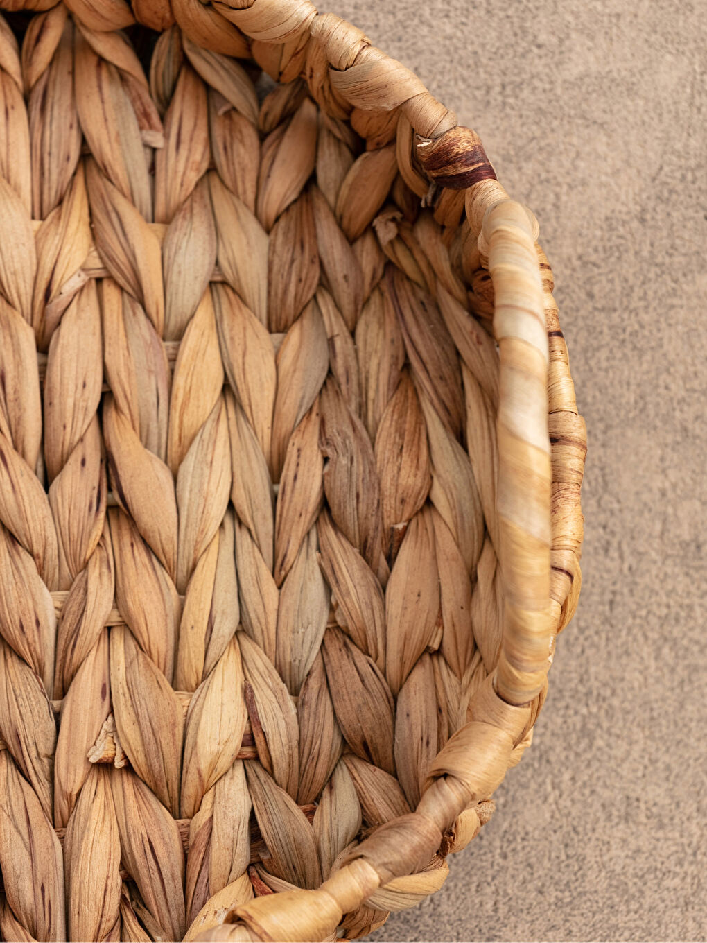 Kahverengi Hasır Tepsi 34x23x5 cm-2