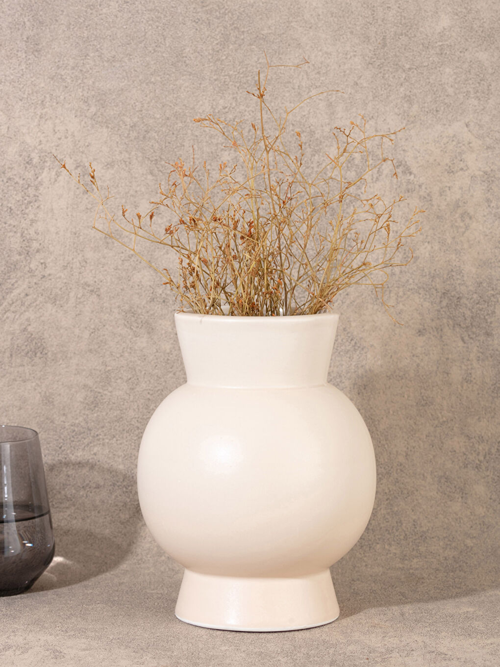 مزهرية زخرفية من السيراميك 15 × 15 × 20 سم-1