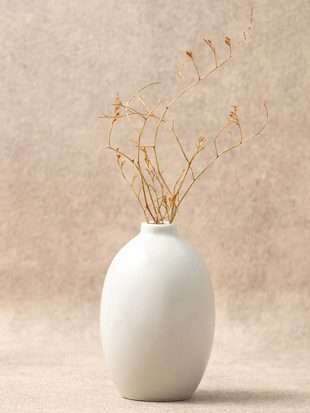 Gri Dekoratif Seramik Vazo 7x7x13 cm-1