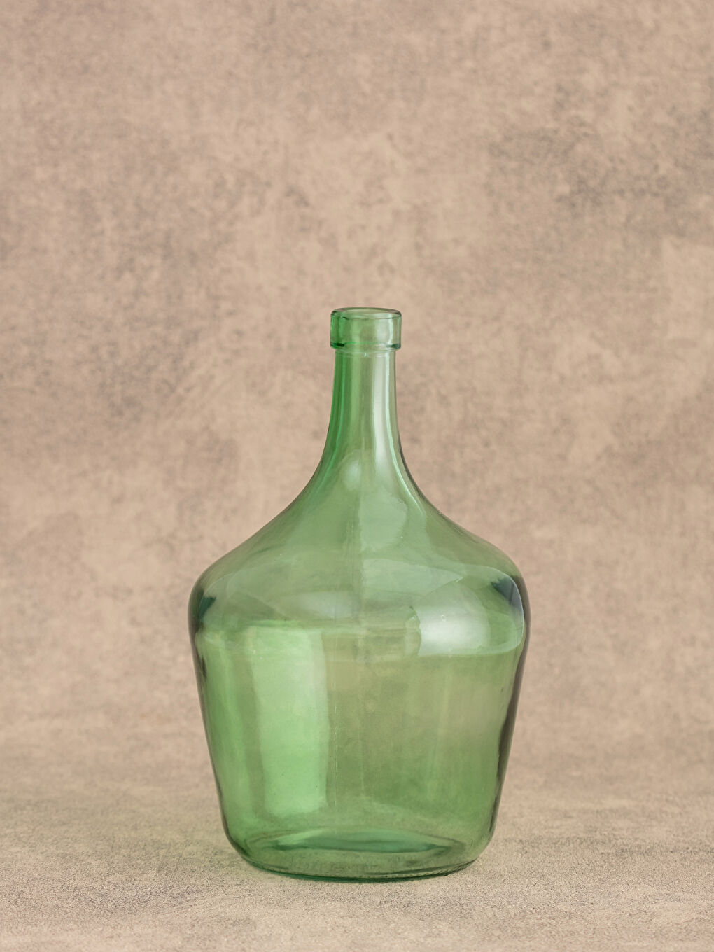 LCW HOME Yeşil Kendinden Desenli Cam Vazo 15x15x25 cm - 1