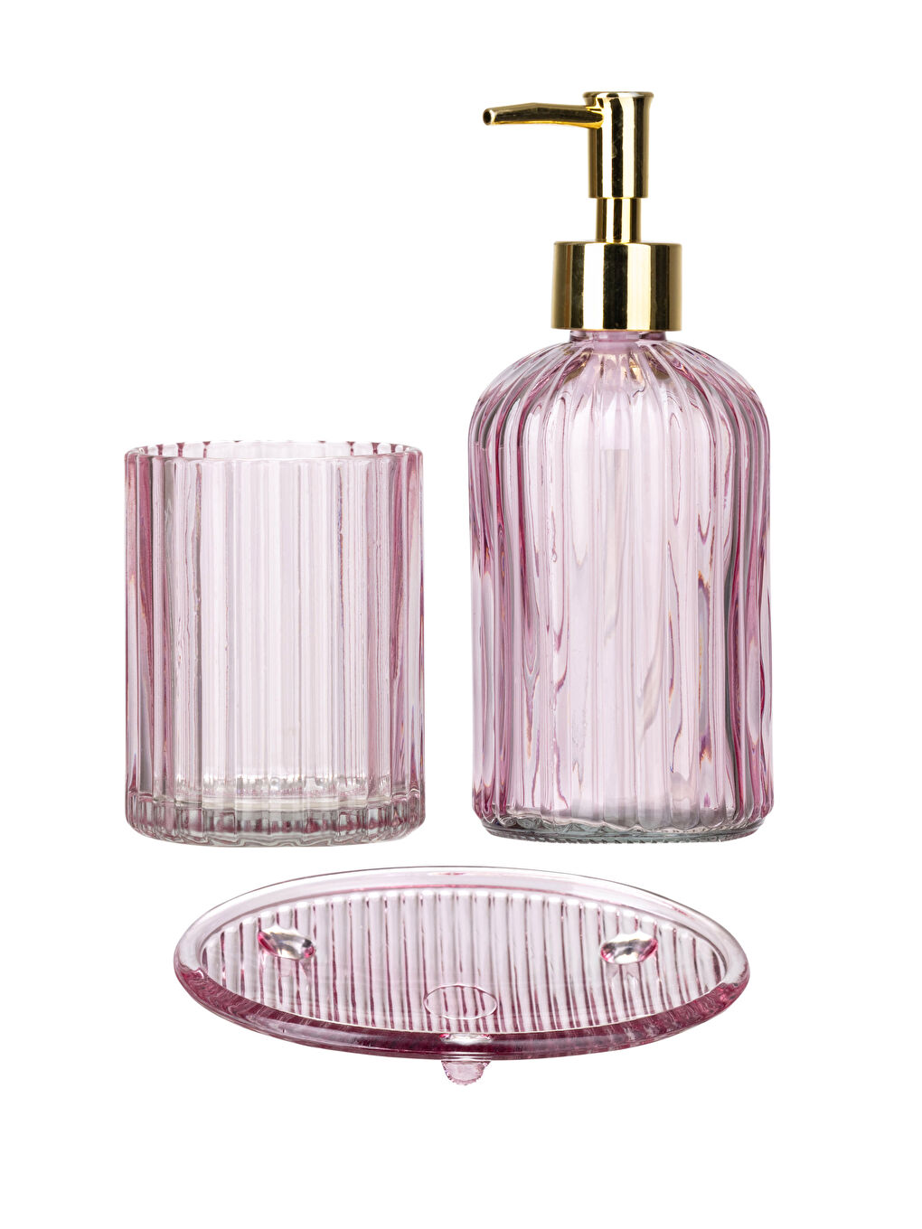 LCW HOME Glass Bathroom Set of 3 -S23085Z8-QVF