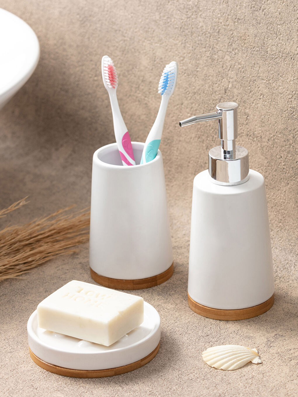 Ceramic Bath Set 3-Piece