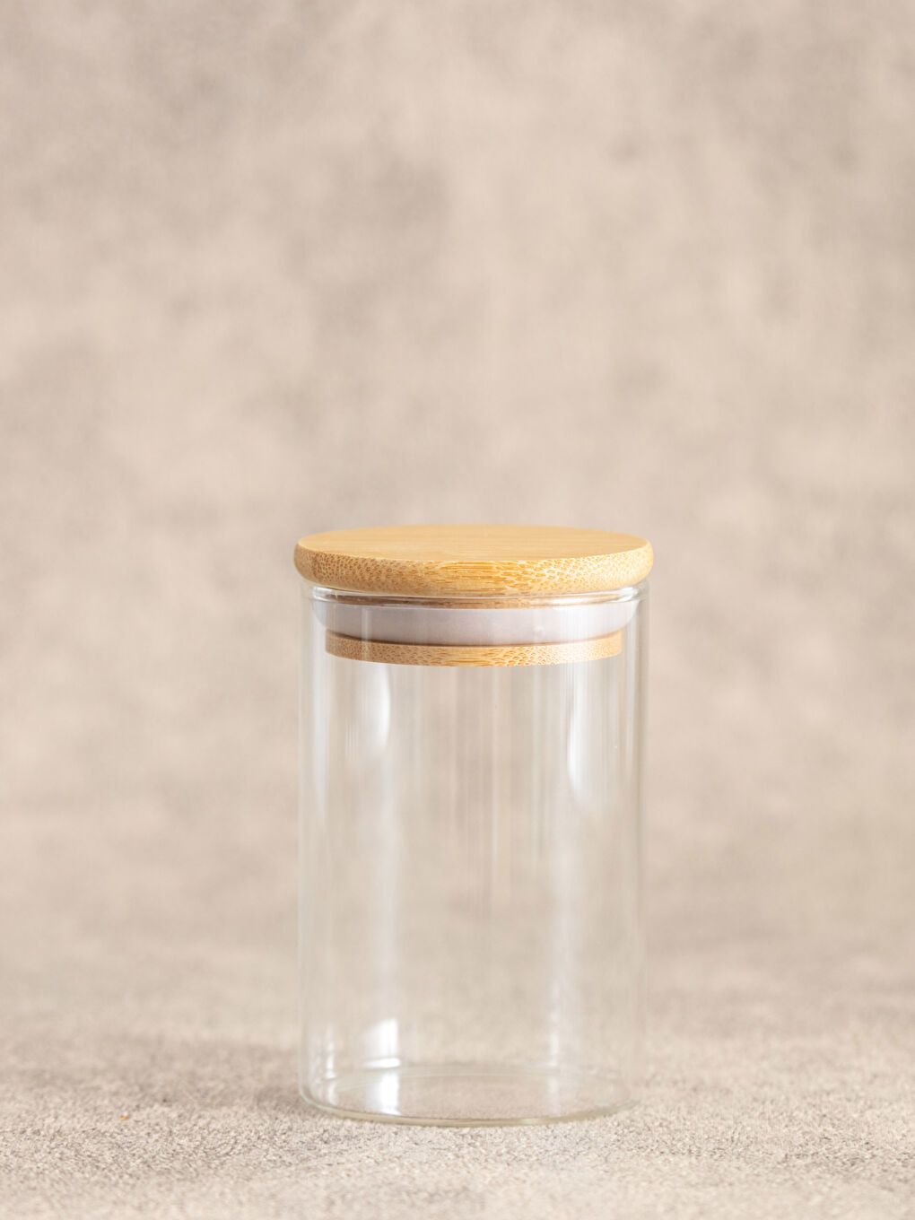 Wooden Lid Glass Jar 250 Ml-2