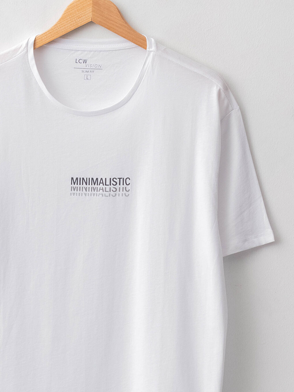 تيشيرت رجالي ياقة دائرية كم قصير مطبوع قطن ممشط-7