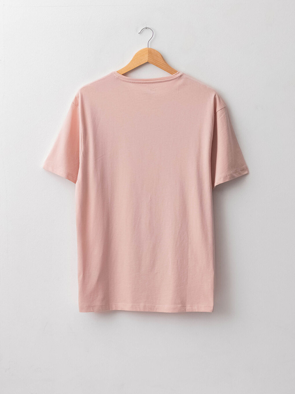 تيشيرت رجالي ياقة دائرية كم قصير مطبوع قطن ممشط-6