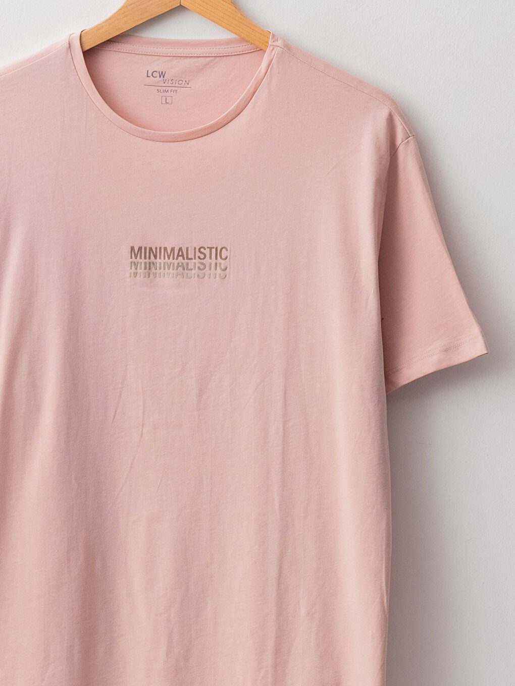 تيشيرت رجالي ياقة دائرية كم قصير مطبوع قطن ممشط-7