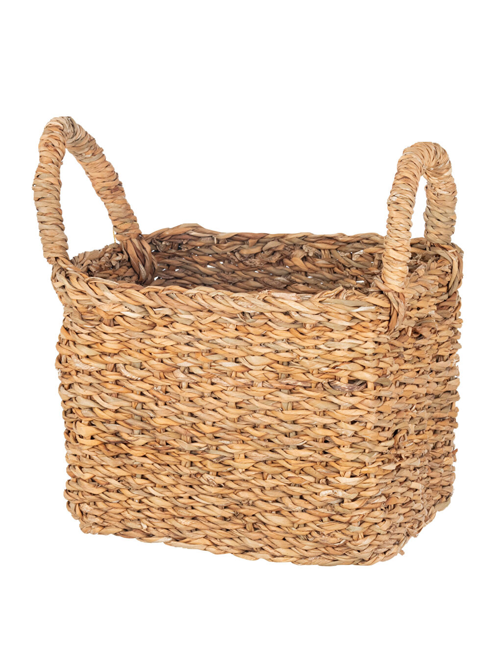 Bej Hasır Organizer Sepet 20x16 cm-2