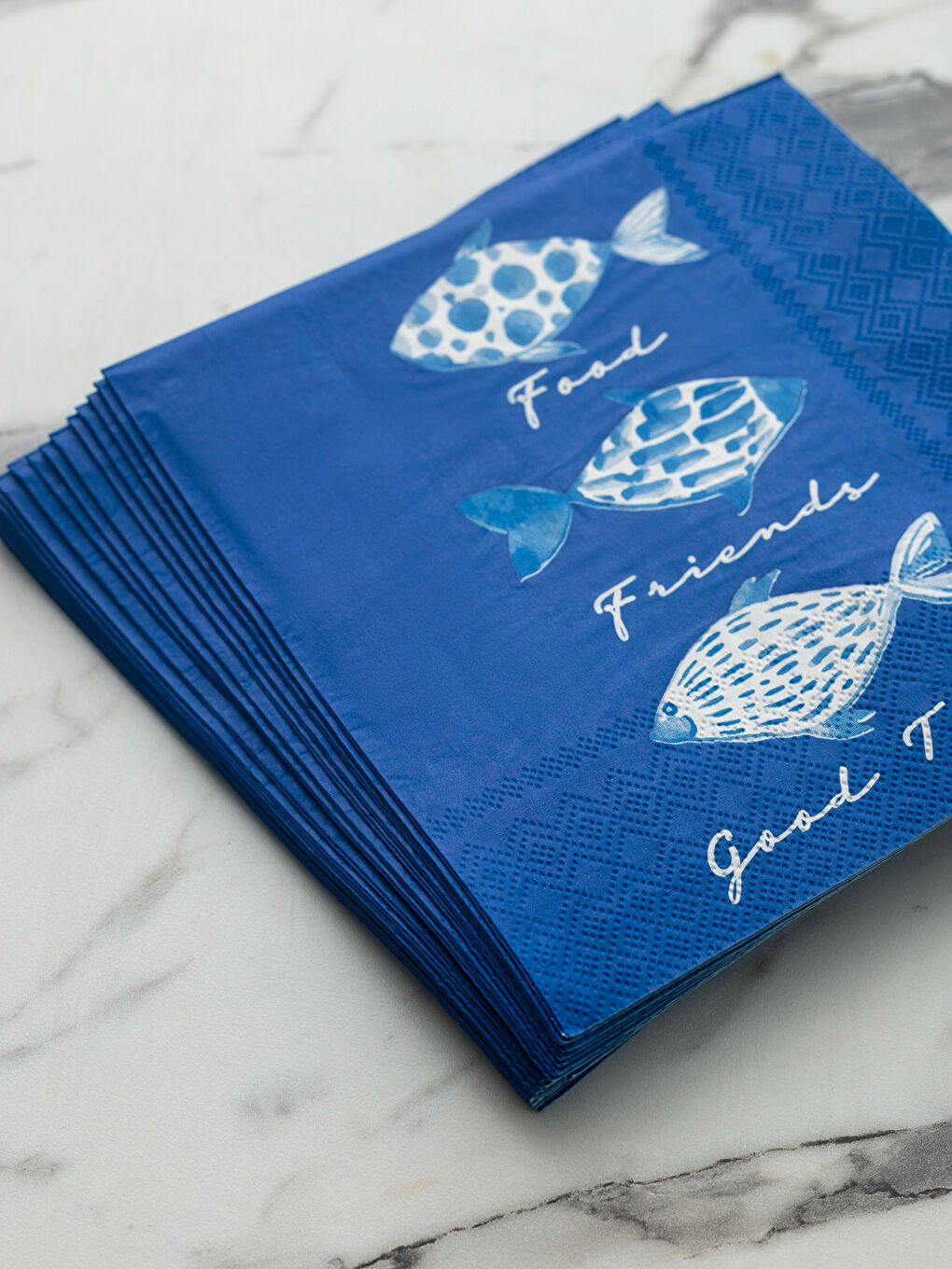 Karışık Deniz Temalı Kağıt Peçete 20'li 33x33 cm-1