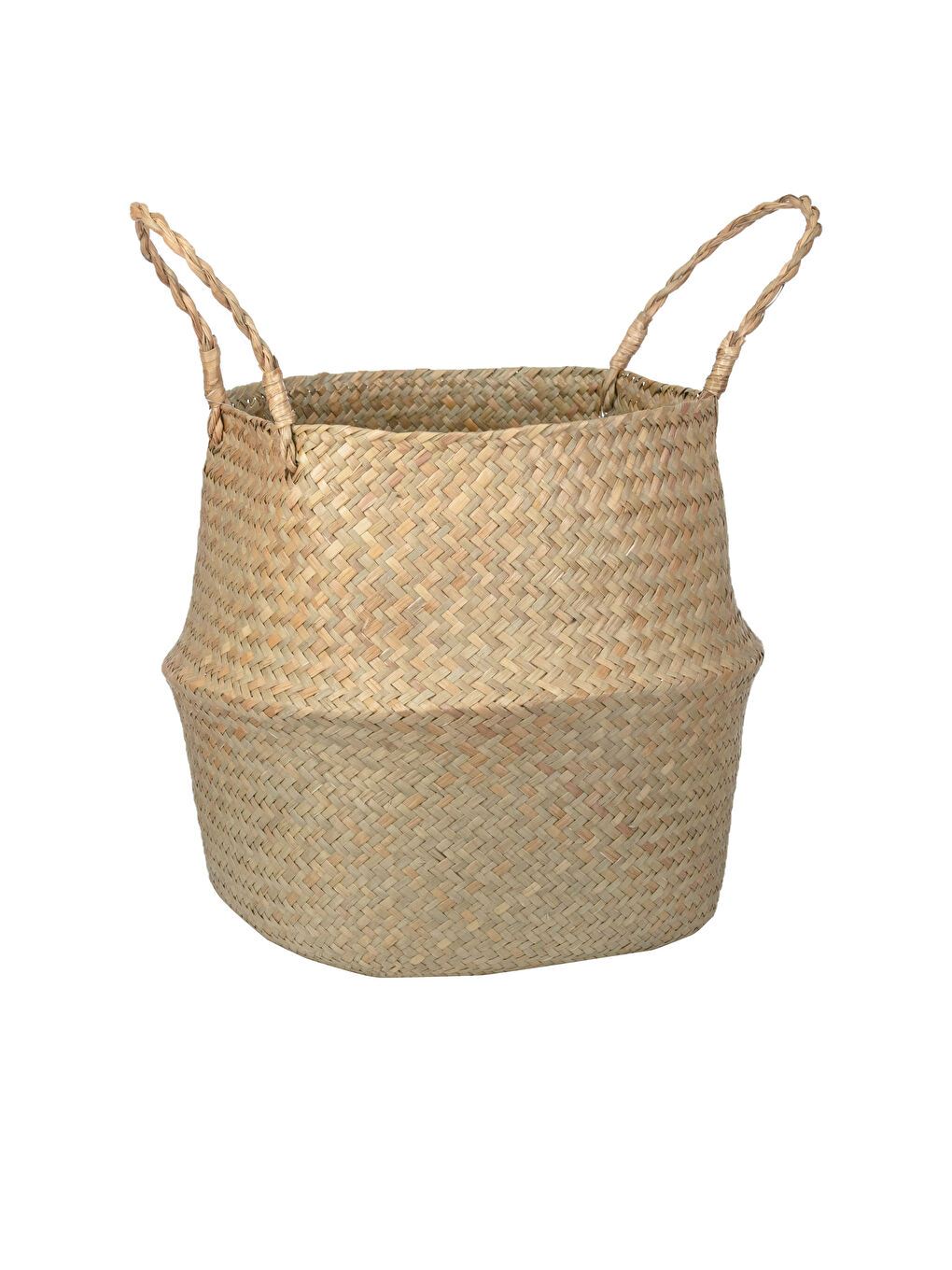 Kahverengi Organizer Hasır Sepet 32x28 cm-3