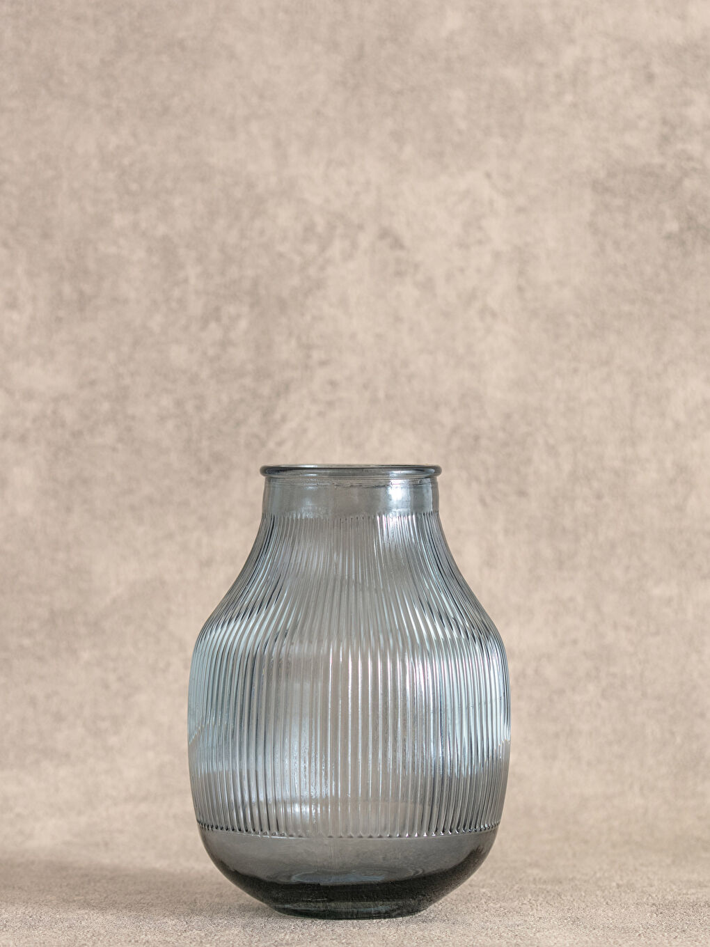 Gri Dekoratif Cam Vazo 14,5x 20,8 cm-1