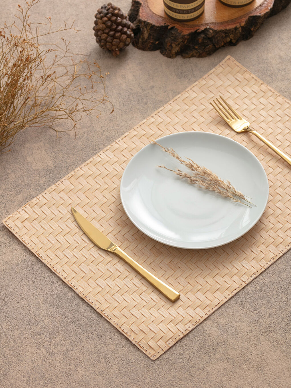 Straw Placemat 30x45 Cm -S24498Z8-LQY