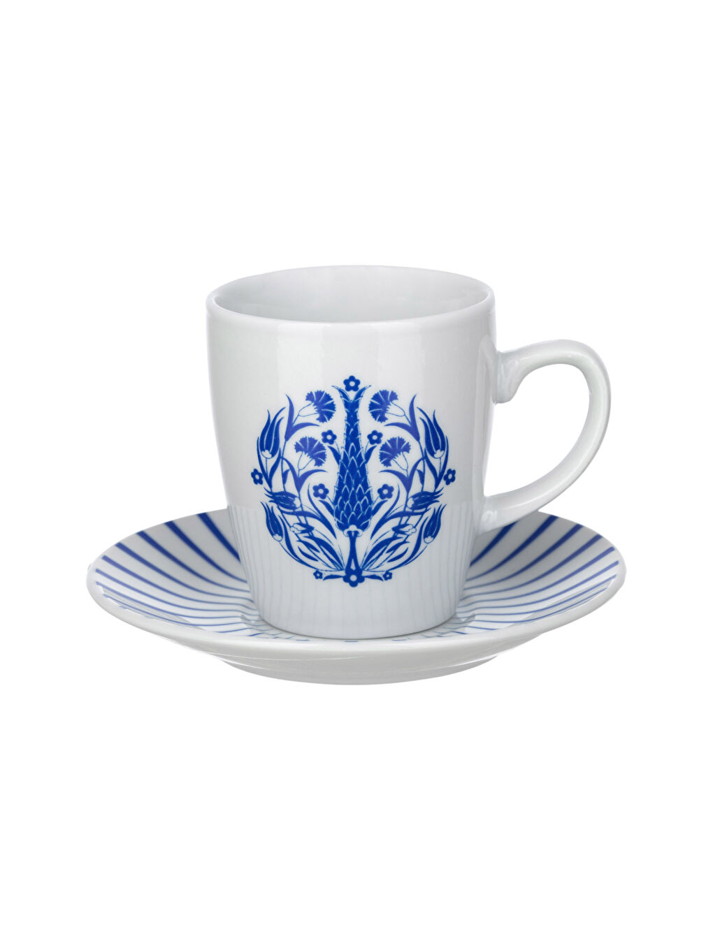 طقم فناجين قهوة بورسلين مطبوع 12 قطعة-3