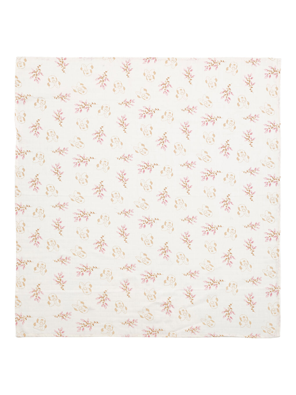 LCW baby Minnie Mouse Printed Baby Girl Muslin Cloth 90x100 Cm -S24641Z1-LT4
