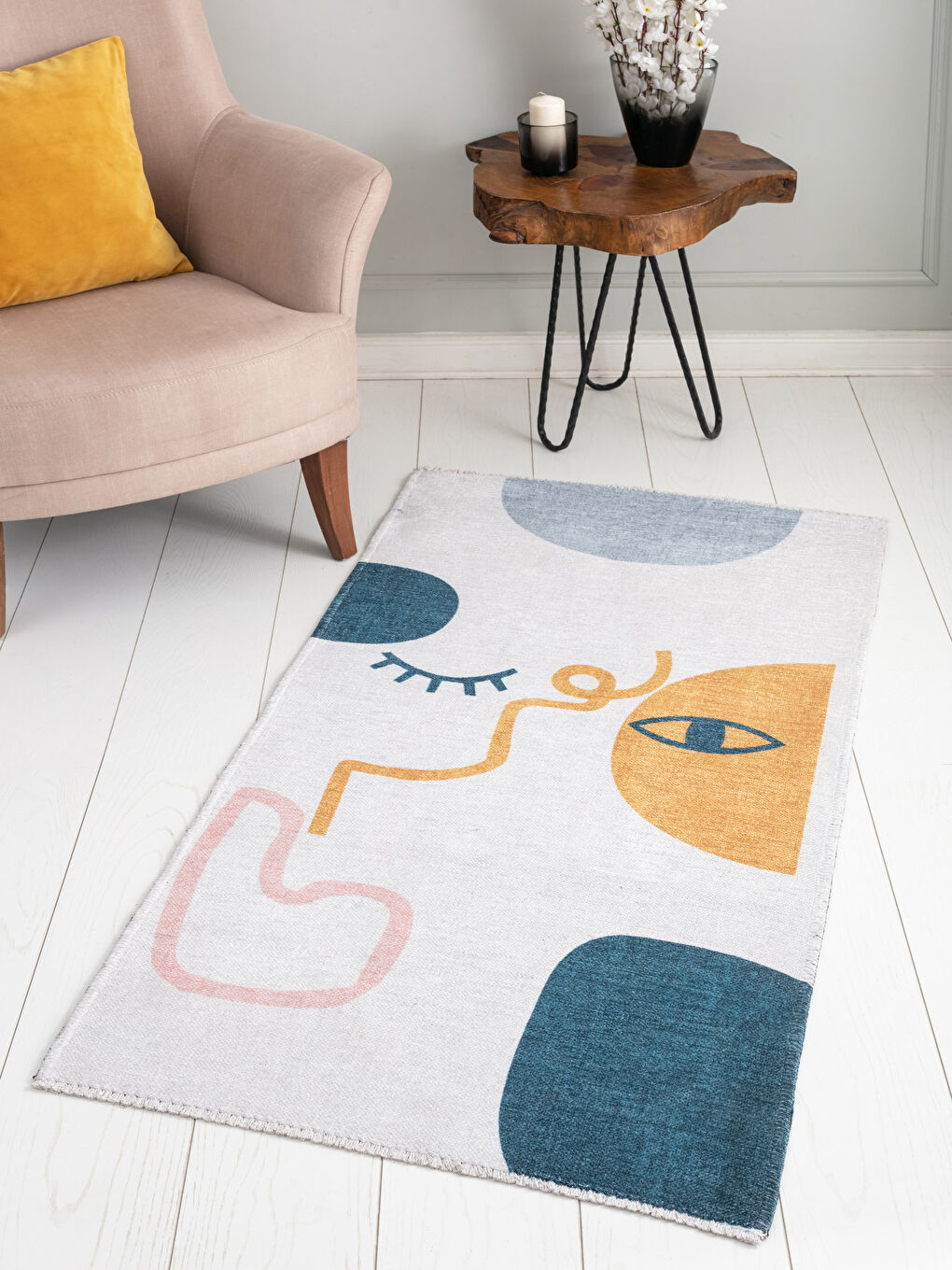 سجادة شانيه مطبوعة 80x150 سم