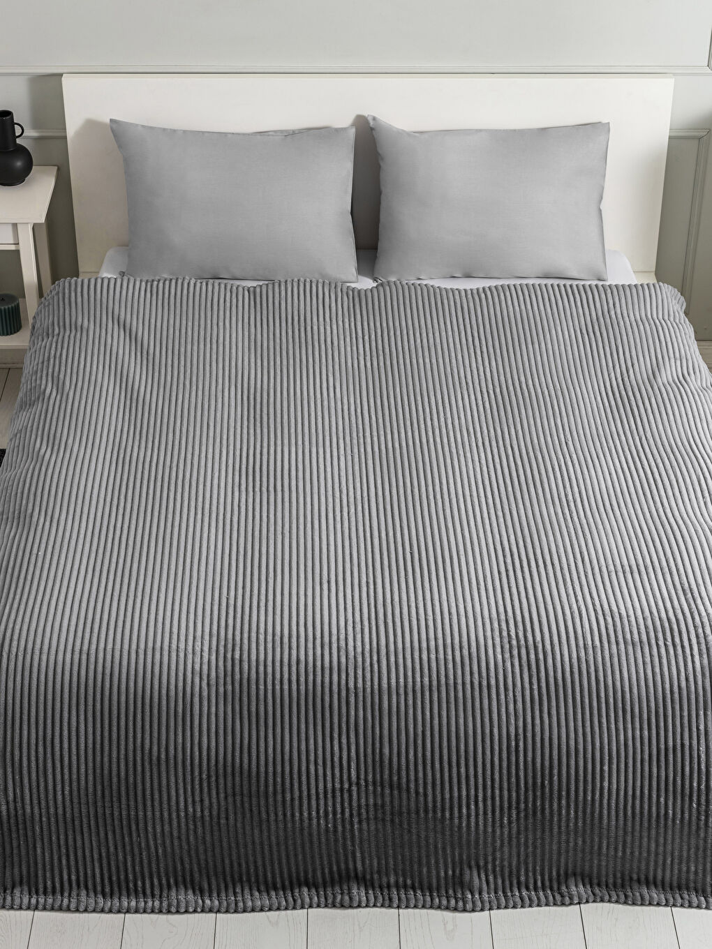 Doppelte, Flauschige Decke mit Struktur 200x220 cm-1