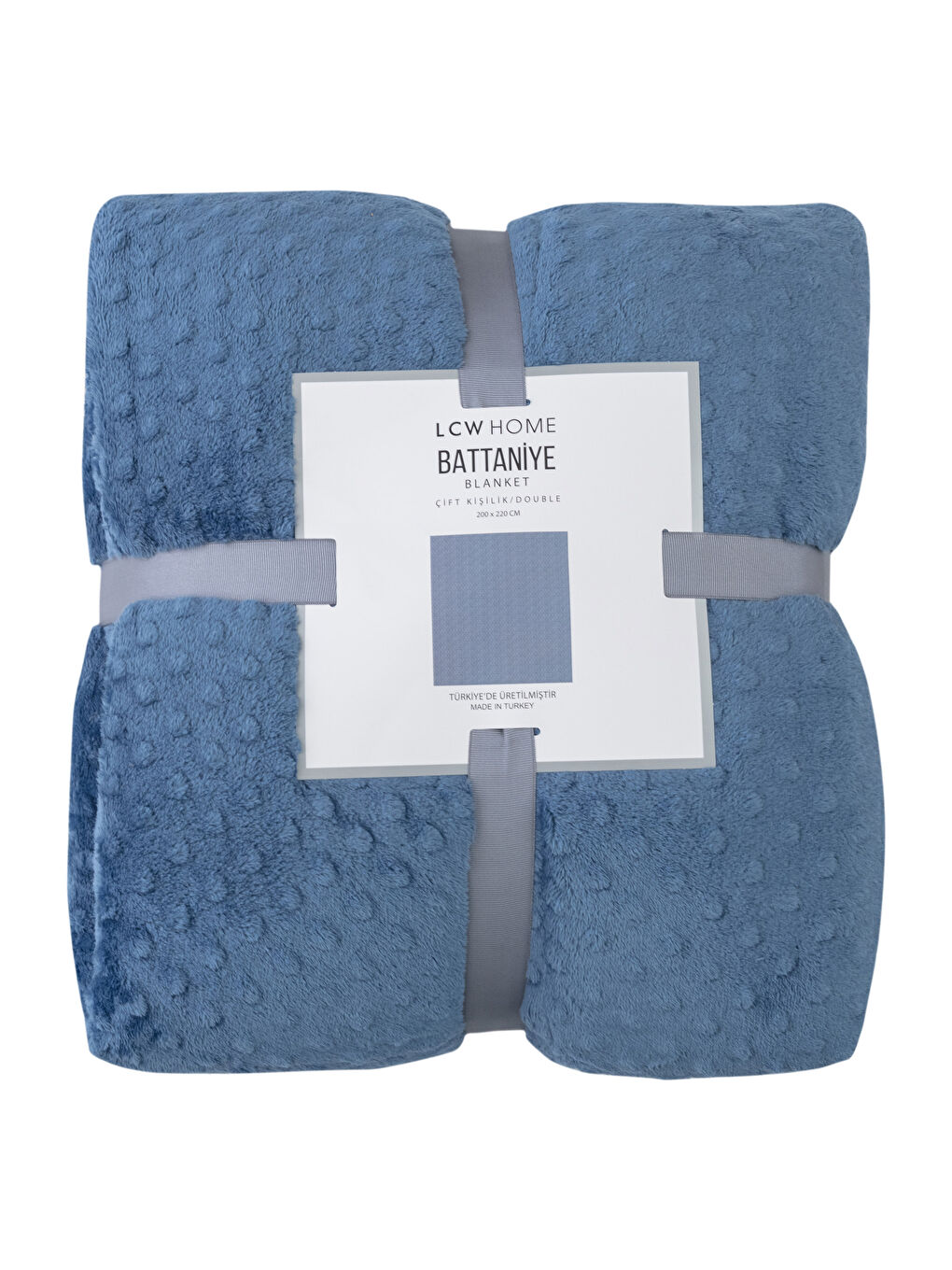İndigo Çift Kişilik Tomurcuk Yumuşak Dokulu Battaniye 200x220 cm-4