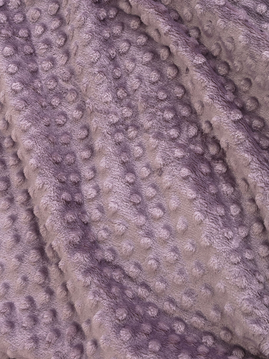 Mor Çift Kişilik Tomurcuk Yumuşak Dokulu Battaniye 200x220 cm-2