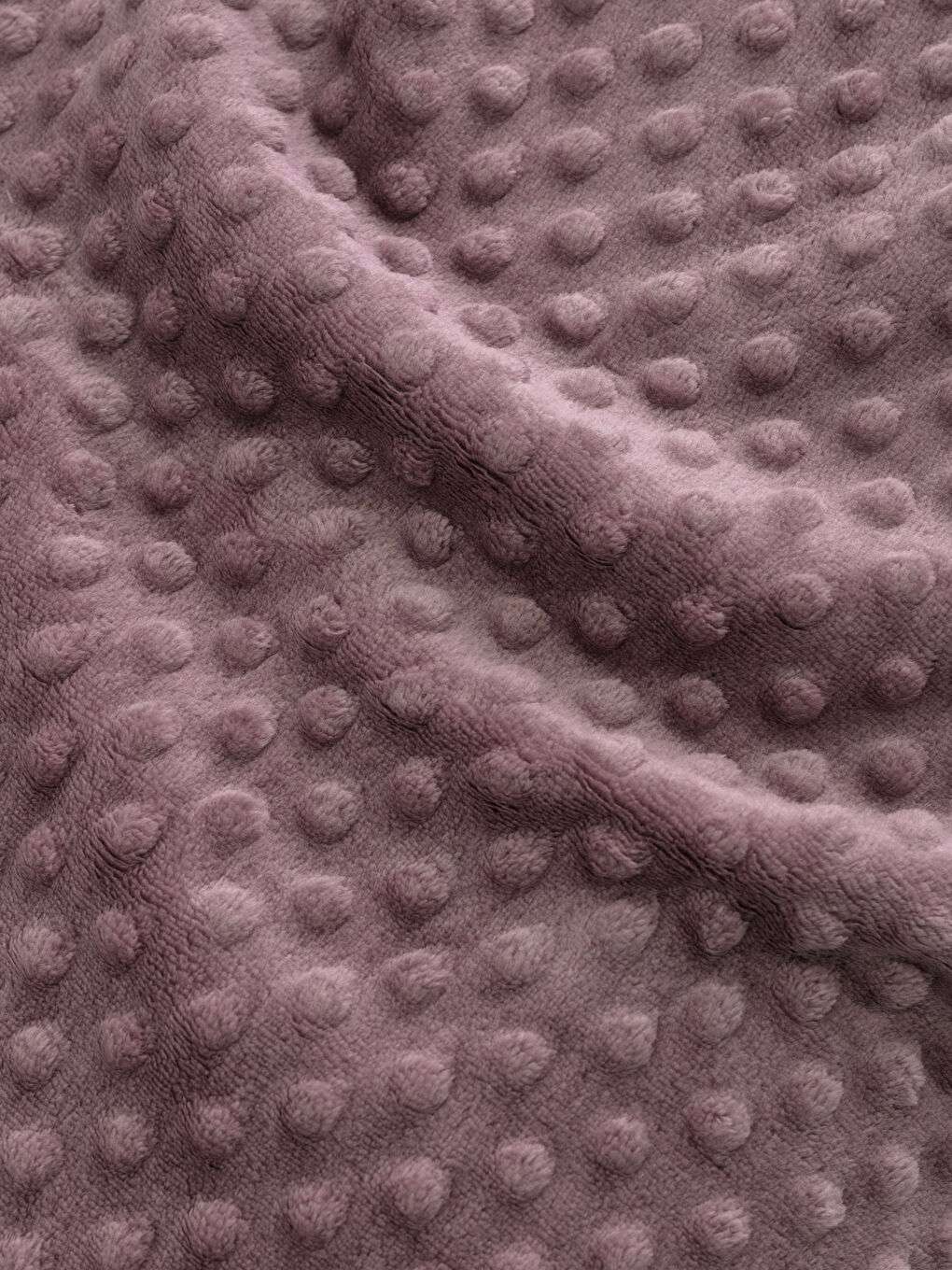 Mor Tek Kişilik Tomurcuk Desenli Yumuşak Dokulu Battaniye 150x220 cm-2