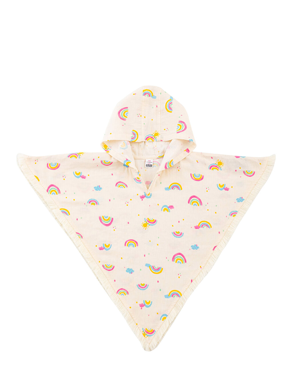 LCW baby Hooded Printed Baby Girl Kimone -S26423Z1-LRB