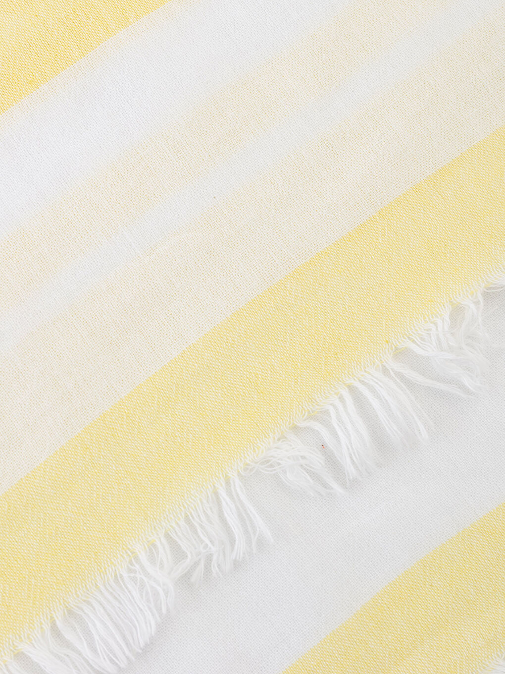 Sarı Desenli Püsküllü Peştamal Plaj Havlusu 90x150 cm-2