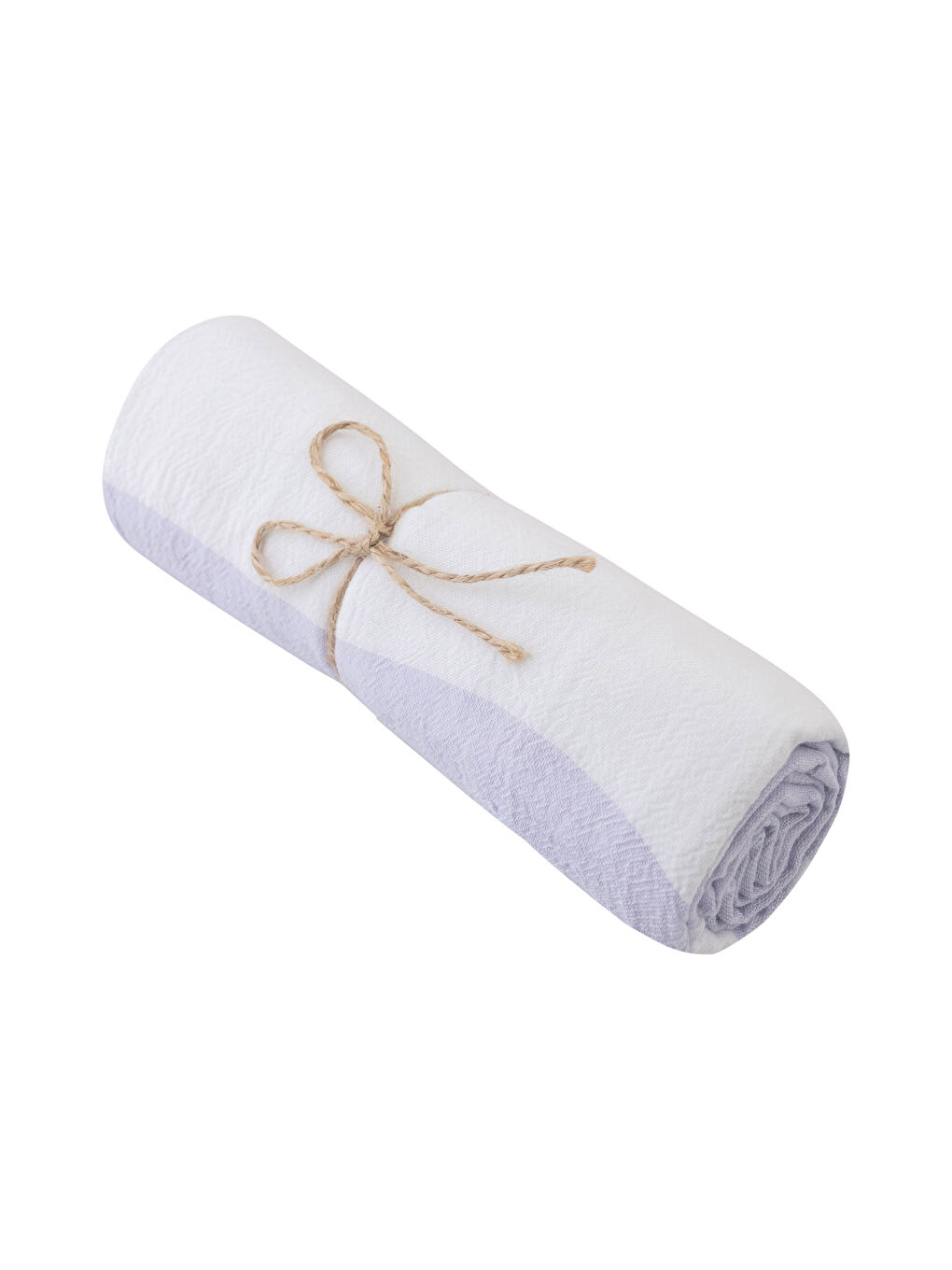 LCW HOME Lila Desenli Püsküllü Peştamal Plaj Havlusu 90x150 cm - 3