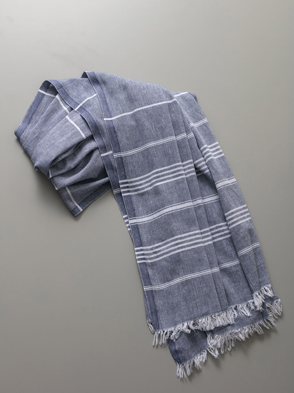 LCW HOME Striped Fringed Pestemal Towel 90x150 Cm -S27934Z8-R4N