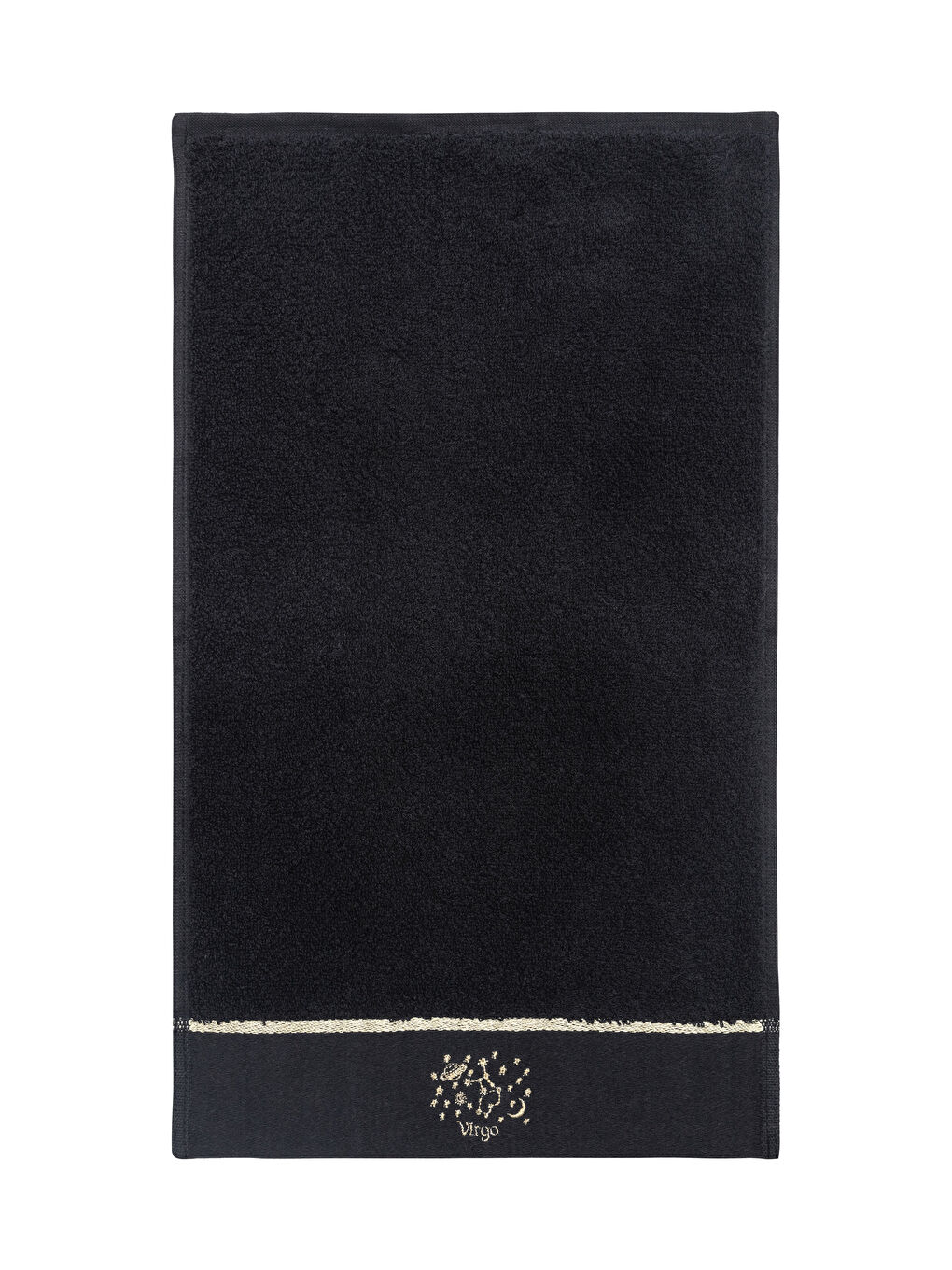 Virgo Horoscope Embroidery Detailed Curl Hand Towel 30x50 Cm-3