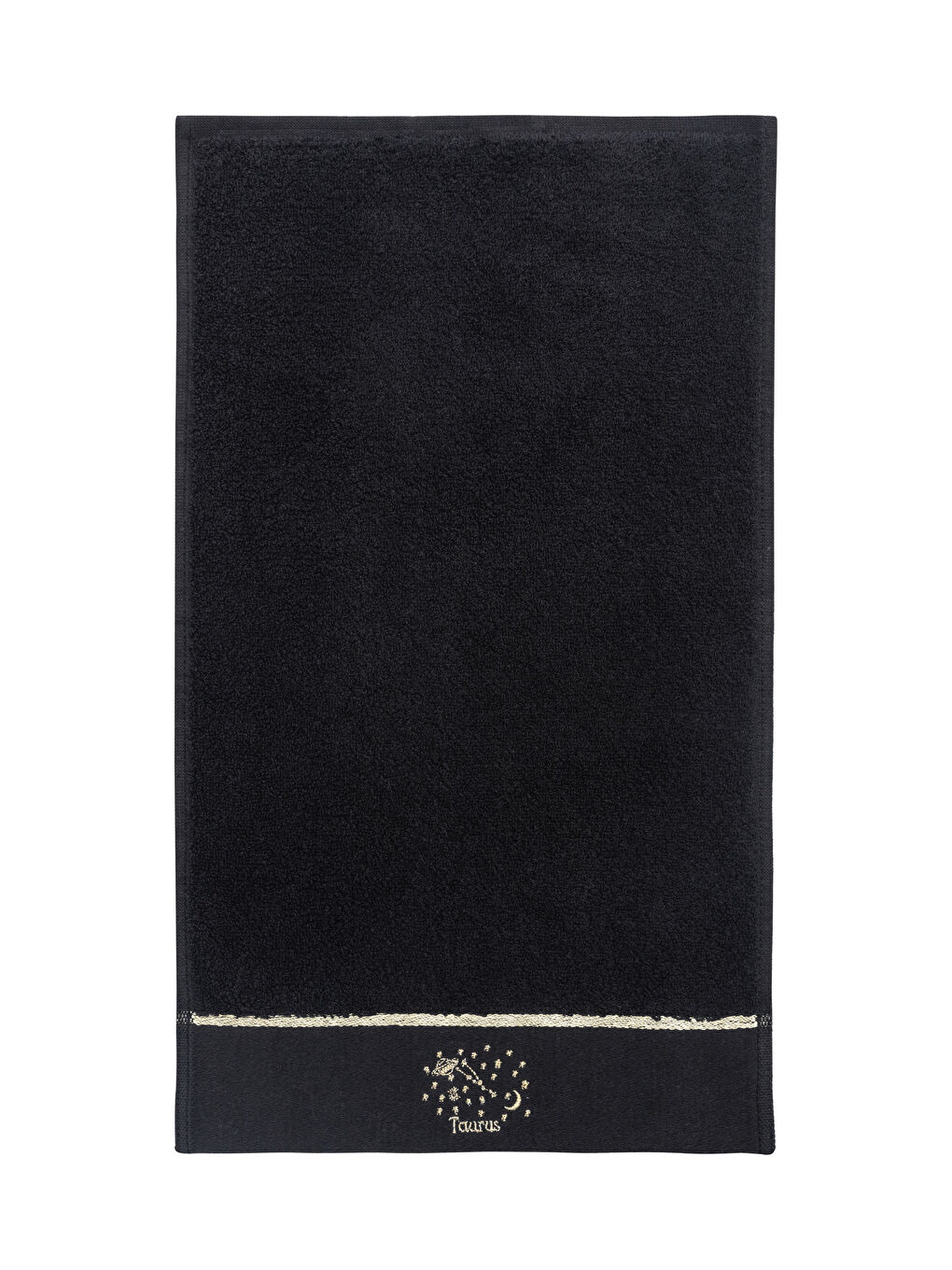 Taurus Horoscope Embroidery Detailed Curl Hand Towel 30x50 Cm-3