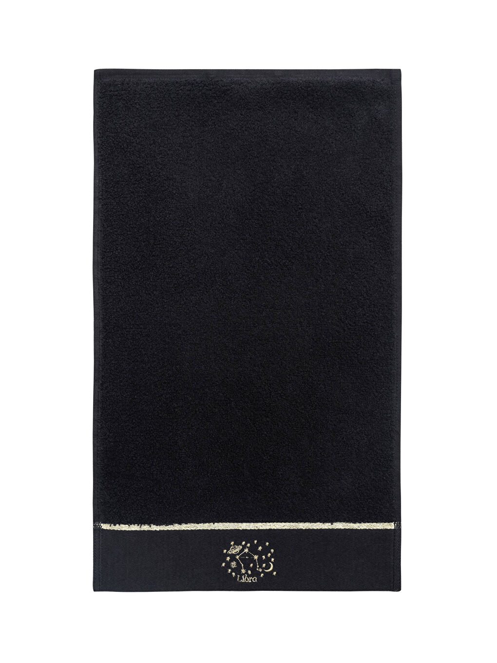 Libra Horoscope Embroidery Detailed Curl Hand Towel 30x50 Cm-3