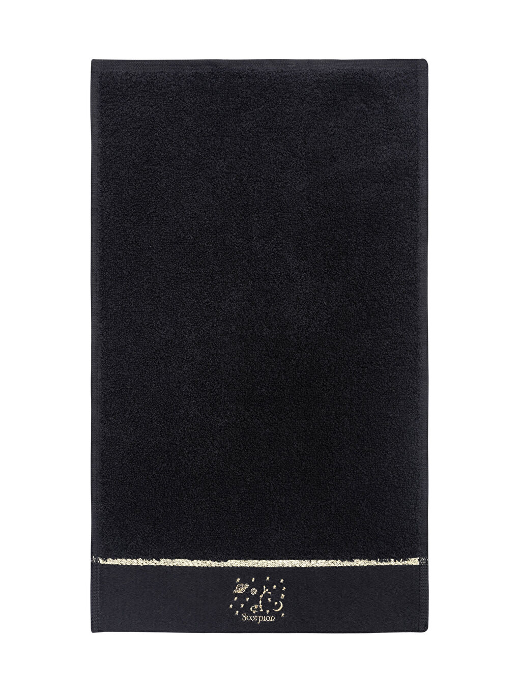 Scorpio Horoscope Embroidery Detailed Curl Hand Towel 30x50 Cm-3