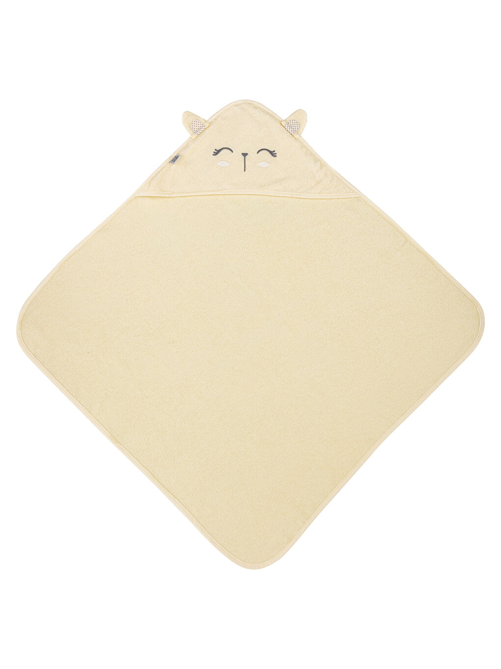 Embroidery Detailed Curl Baby Girl Swaddle Towel 75x75 Cm -S28160Z1-FQJ