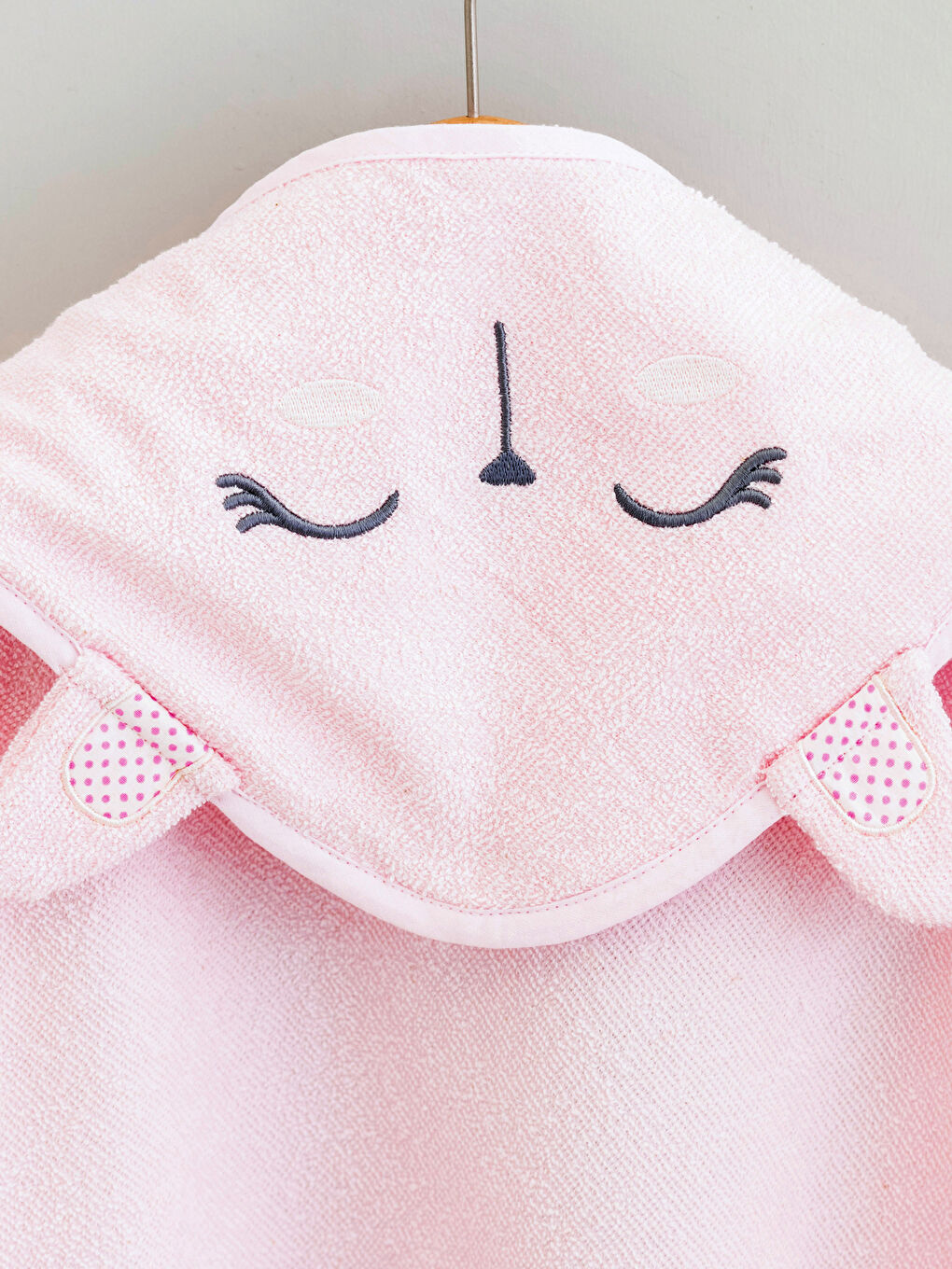 Prosop Înfășător pentru Fetițe Detaliat cu Broderie 75x75 Cm-2