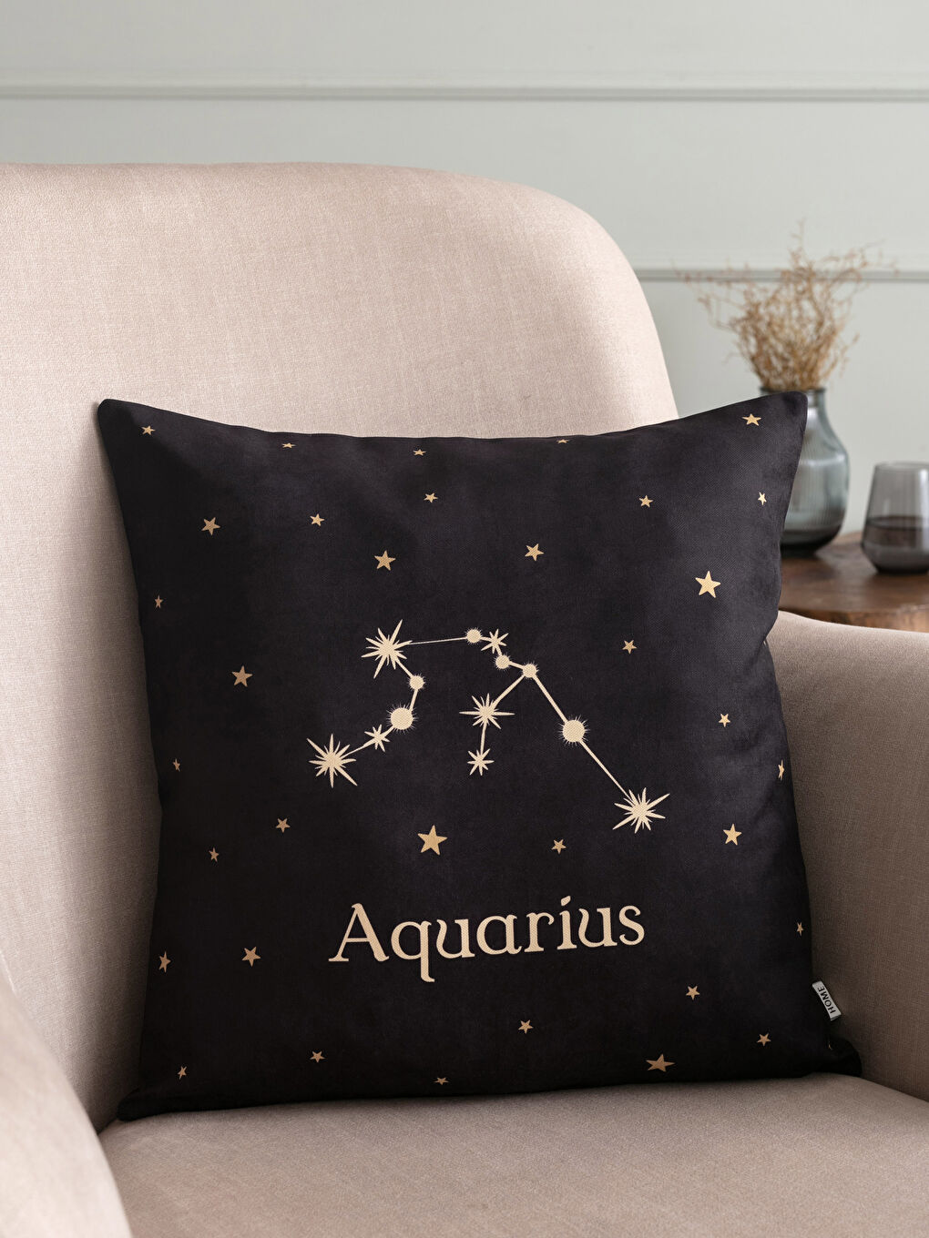 Aquarius Bushing Patterned Cushion Cover 45x45 Cm -S28199Z8-F9C