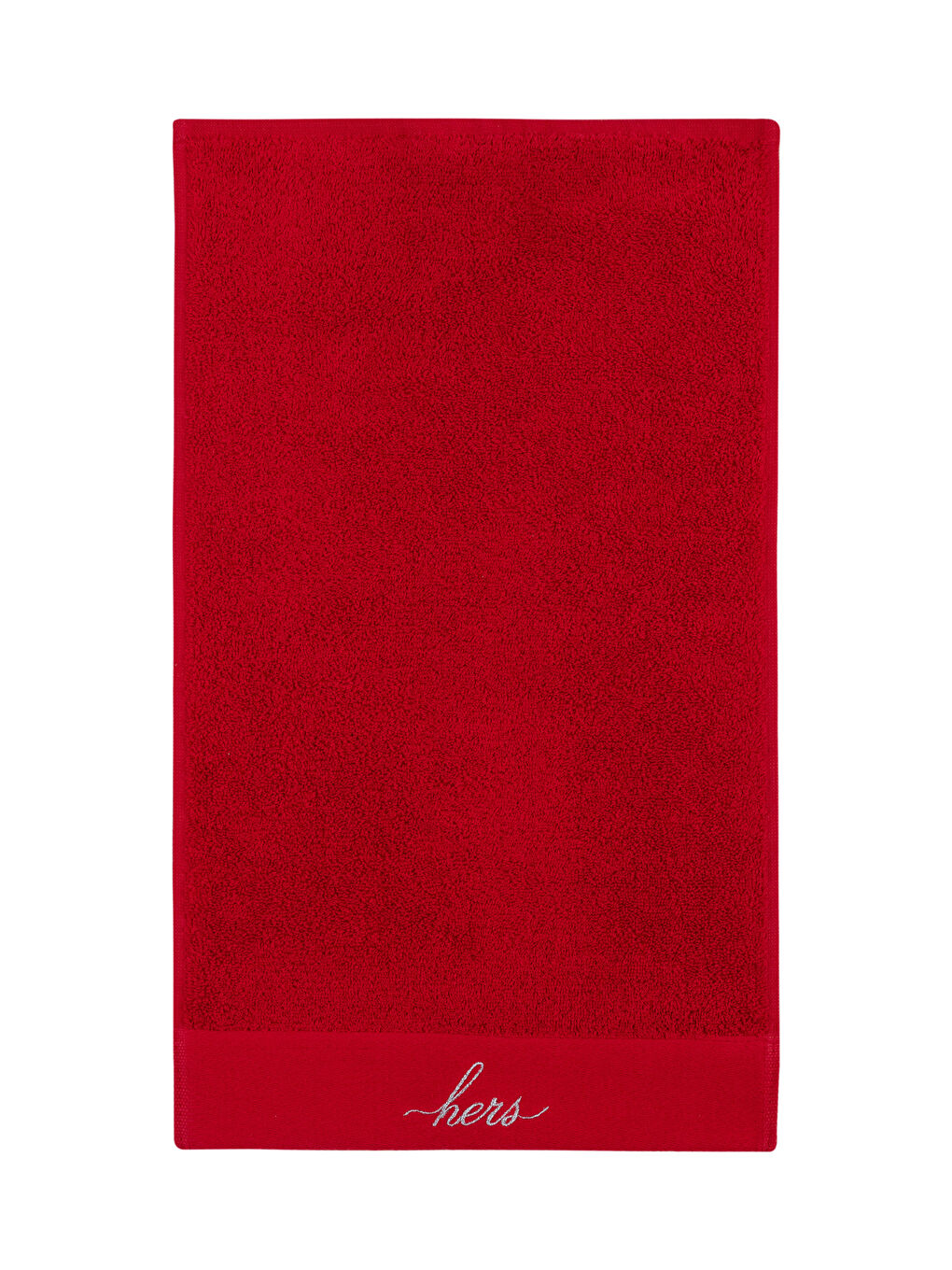 Valentine's Day Themed Embroidery Detailed Curl Hand Towel 30x50 Cm-3