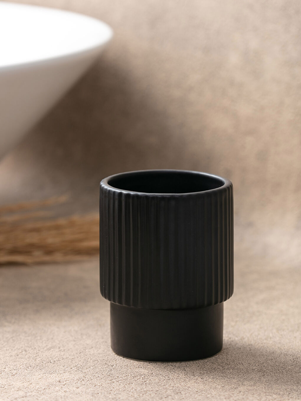 Ceramic Toothbrush Holder 7x7x10 Cm-2