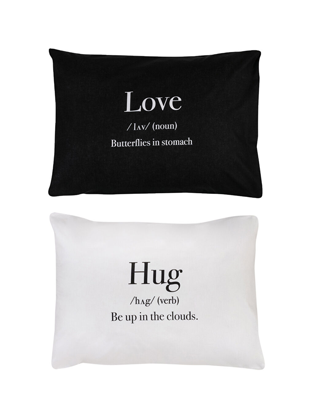 Valentine's Day Themed Letter Printed Pillow Case 2 Pcs 50x70 Cm -S28627Z8-LQJ