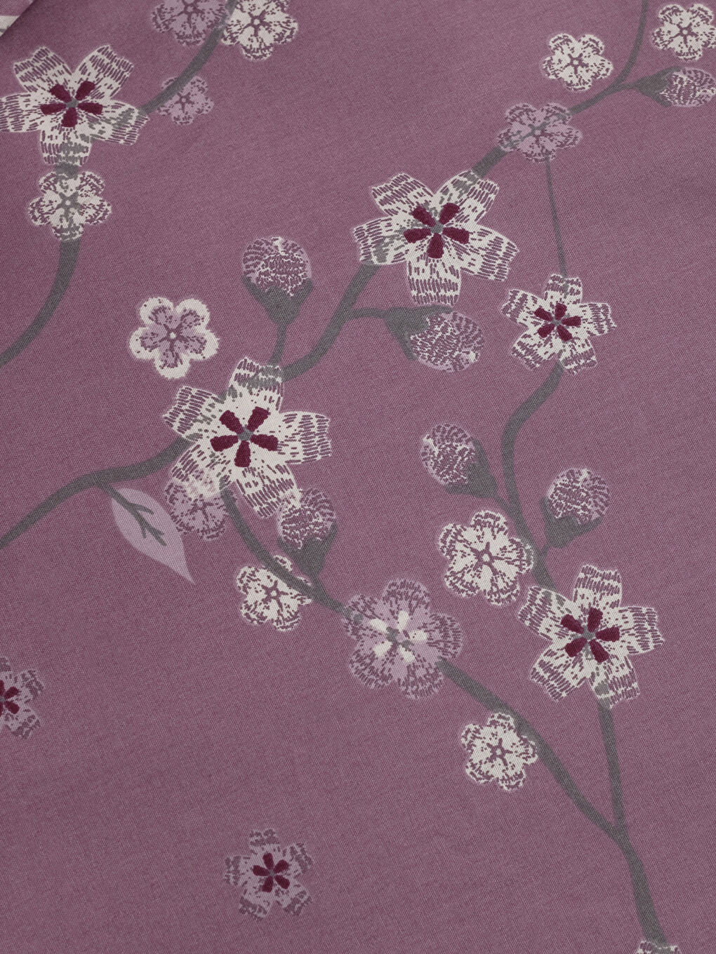 Parure De Housse De Couette Double En Coton À Motifs Floraux-4