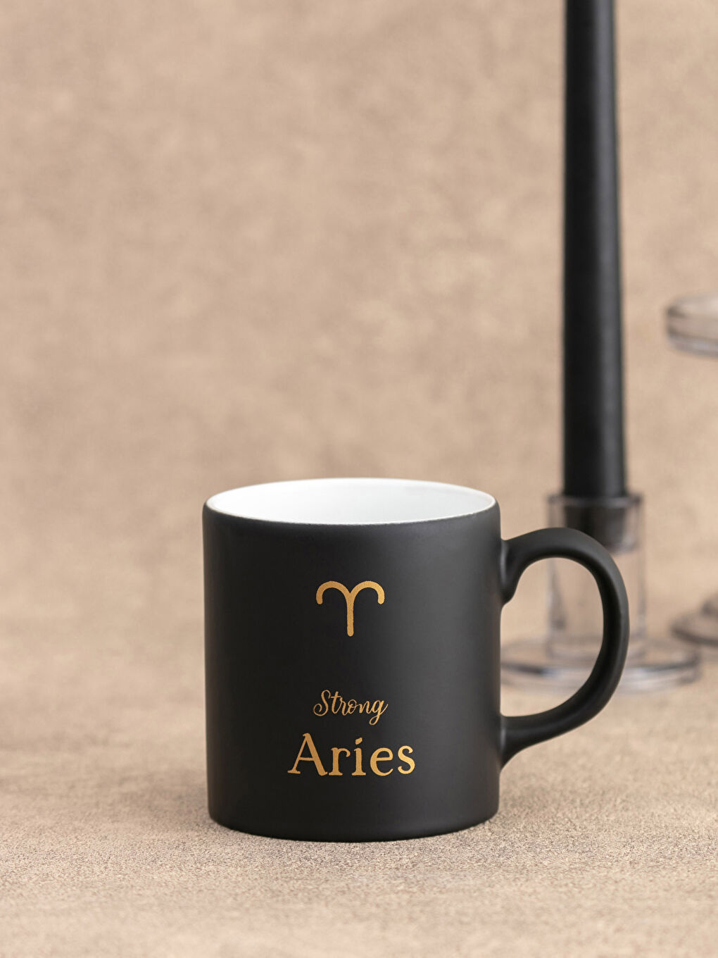 Aries Zodiac Printed Ceramic Mug Cup 320 Ml
